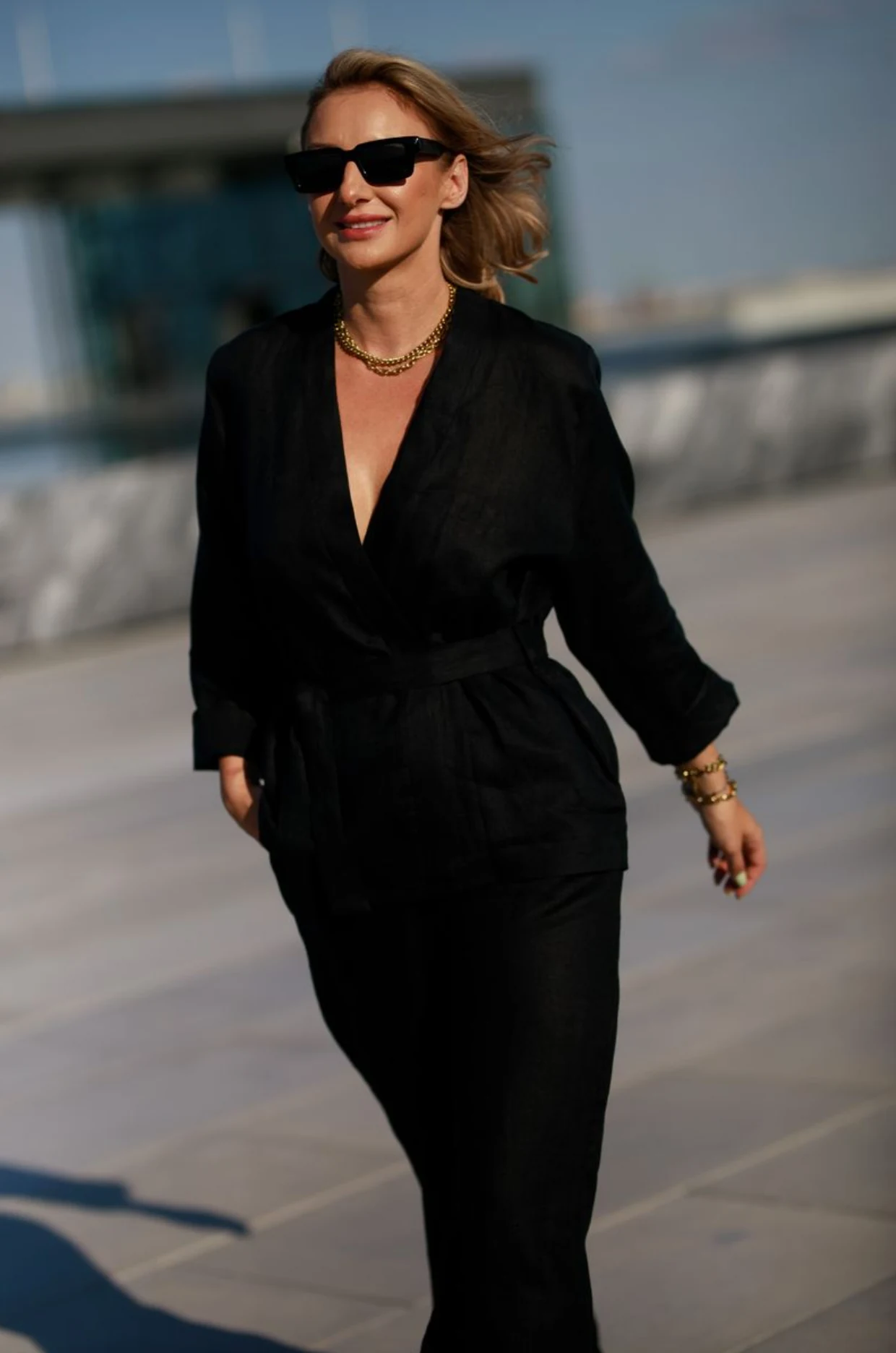 Justyna Borecka na promenadzie w Altei
